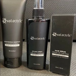 Evalectric Hair Serum. Shampoo. Styling spray